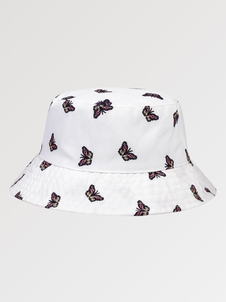 White Bucket Hat 'Chōchō' - Image 2