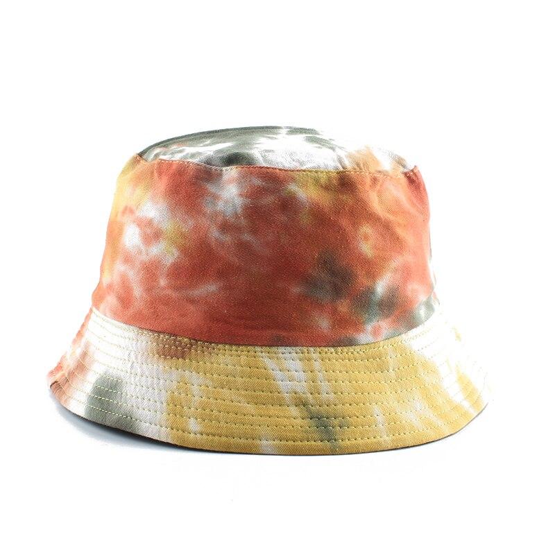 Yellow Bucket Hat 'Sunset Tie-Dye' - Image 3