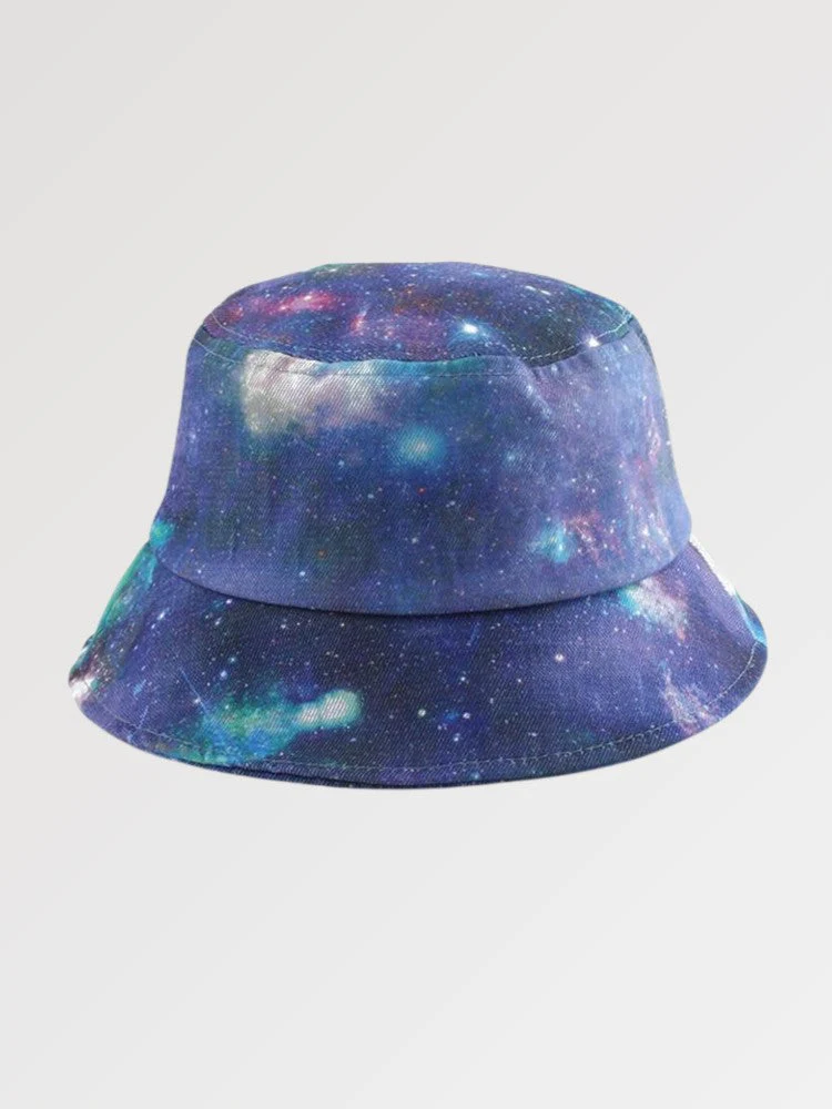 Purple Bucket Hat 'Cosmic Drift'