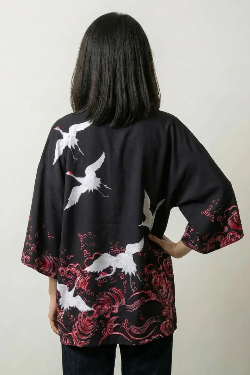 Crane Kimono 'Mayumi' - Image 2