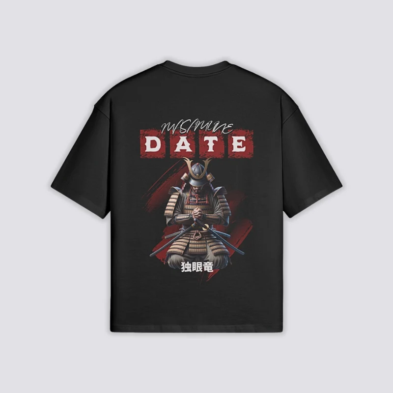 Date Masamune T-Shirt - 独眼竜 - Image 2