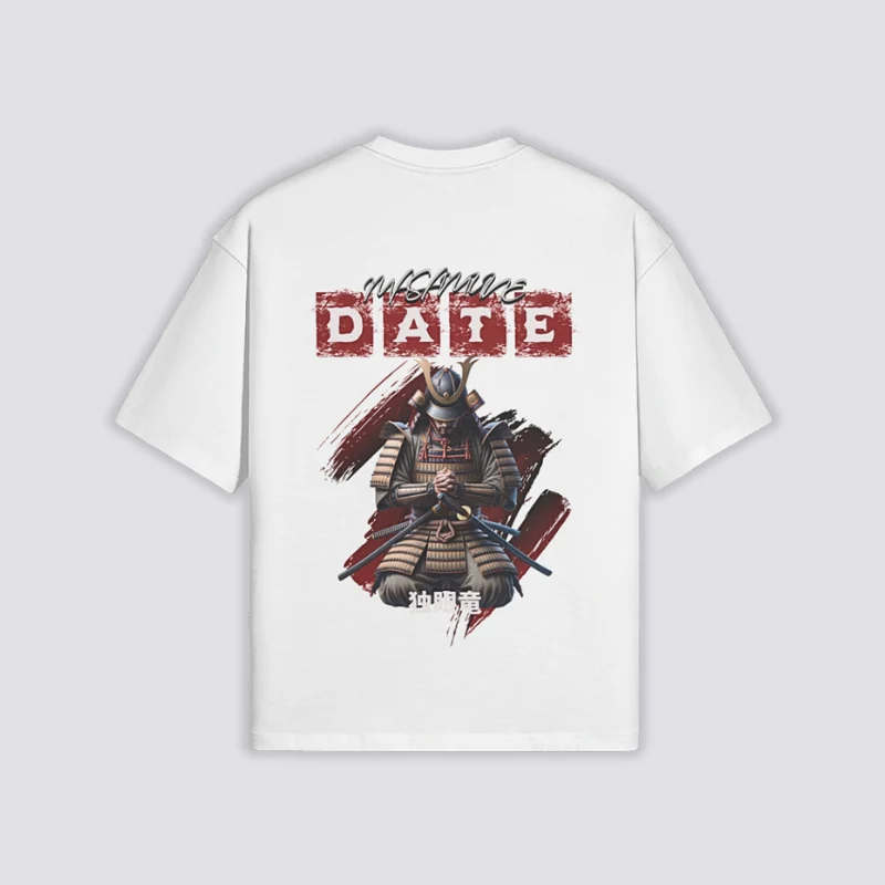 Date Masamune T-Shirt - 独眼竜 - Image 3