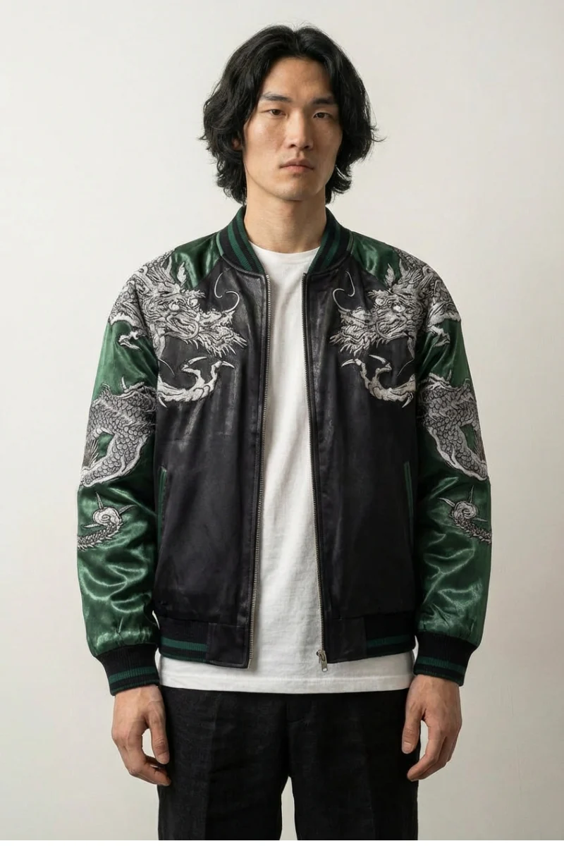 Dragon Sukajan Jacket 'Kurotatsu' - Image 3
