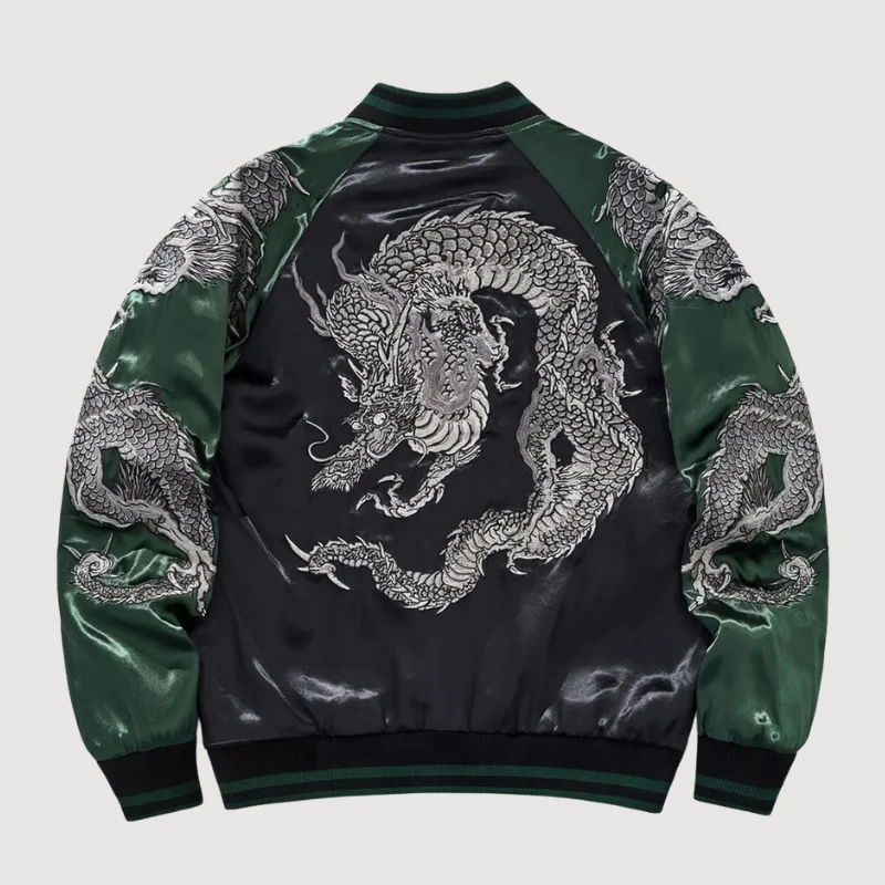 Dragon Sukajan Jacket 'Kurotatsu' - Image 5
