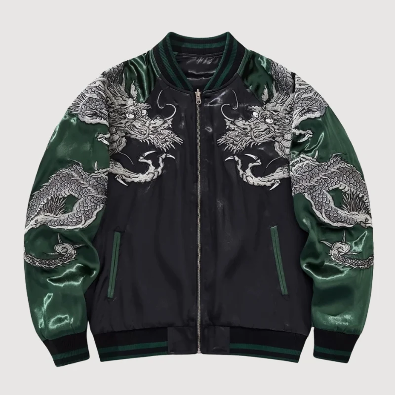 Dragon Sukajan Jacket 'Kurotatsu' - Image 7