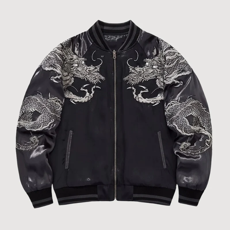 Dragon Sukajan Jacket 'Kurotatsu' - Image 8