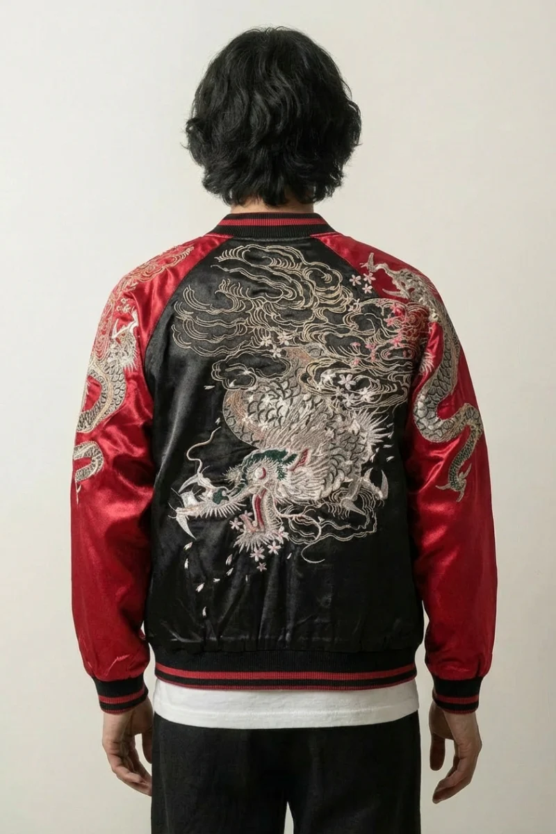 Dragon Sukajan Jacket 'Raijin no Ikazuchi'