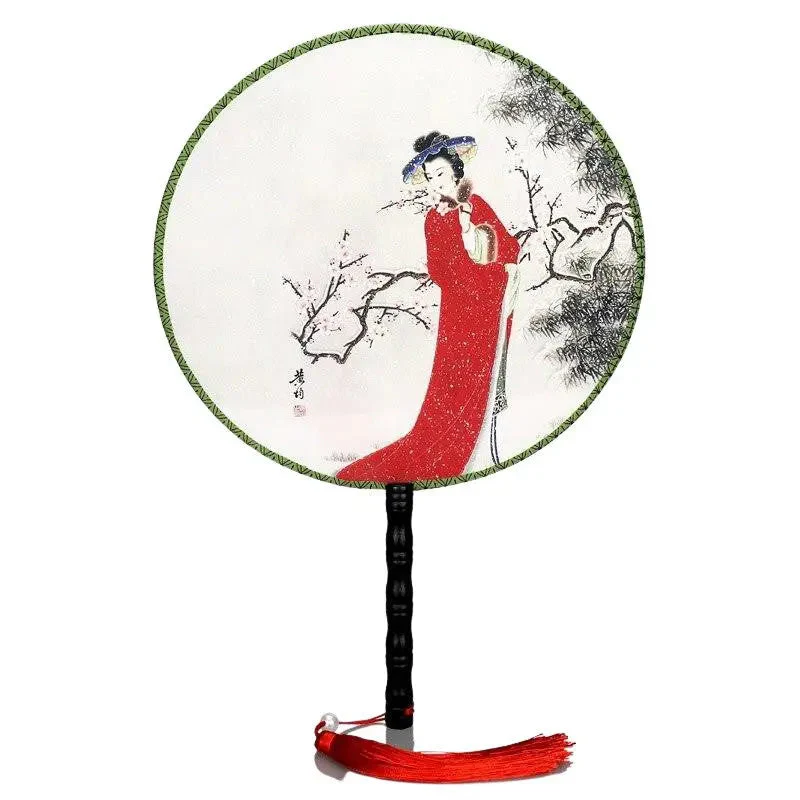 Maiko 'Handa' Round Japanese Fan - Image 2