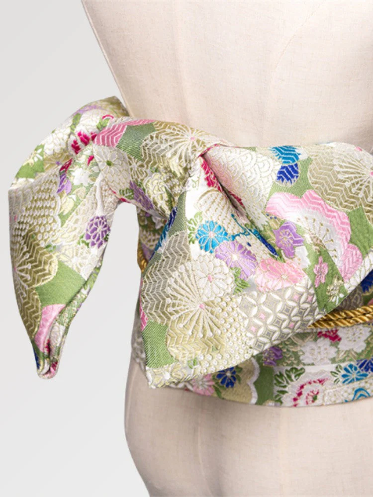 Sakura' Fabric Obi Belt - Image 3