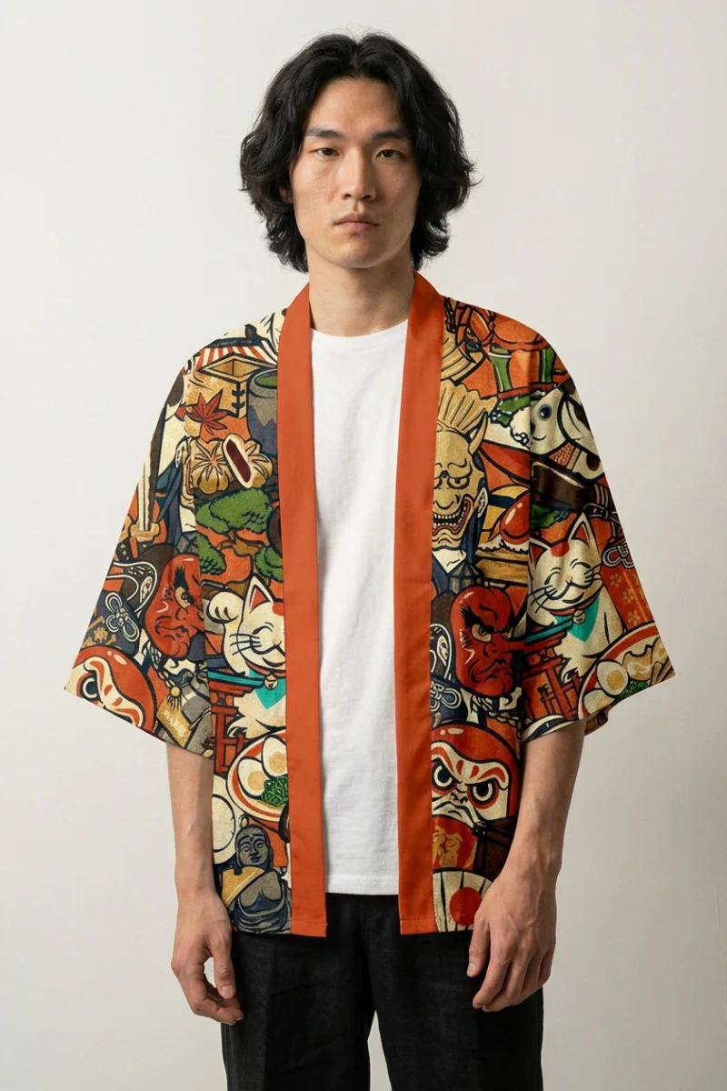 Haori Anime 'Nihon no Shinboru'