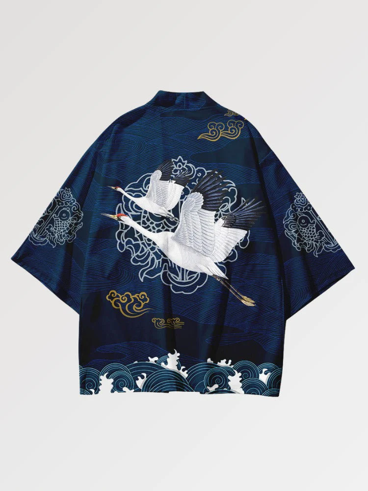 Haori Streetwear 'Tsuru Pattern' - Image 3