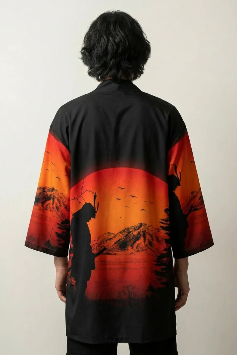 Happi Coat 'Akai Yama' - Image 2