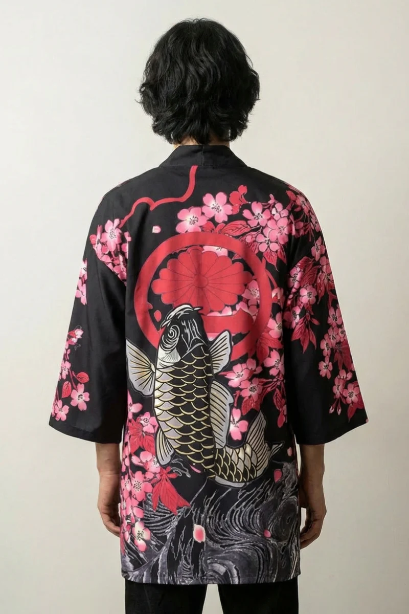 Happi Coat 'Sakura Koi' - Image 2