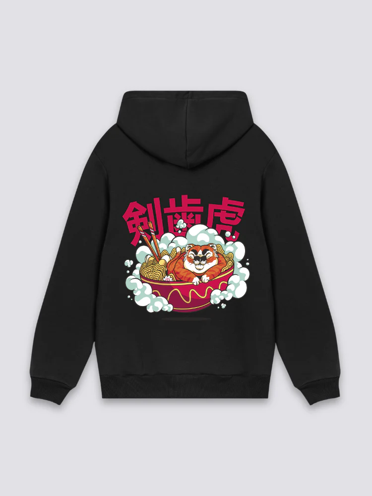 Hoodie with Japanese Writing - ニホンヅル - Image 3