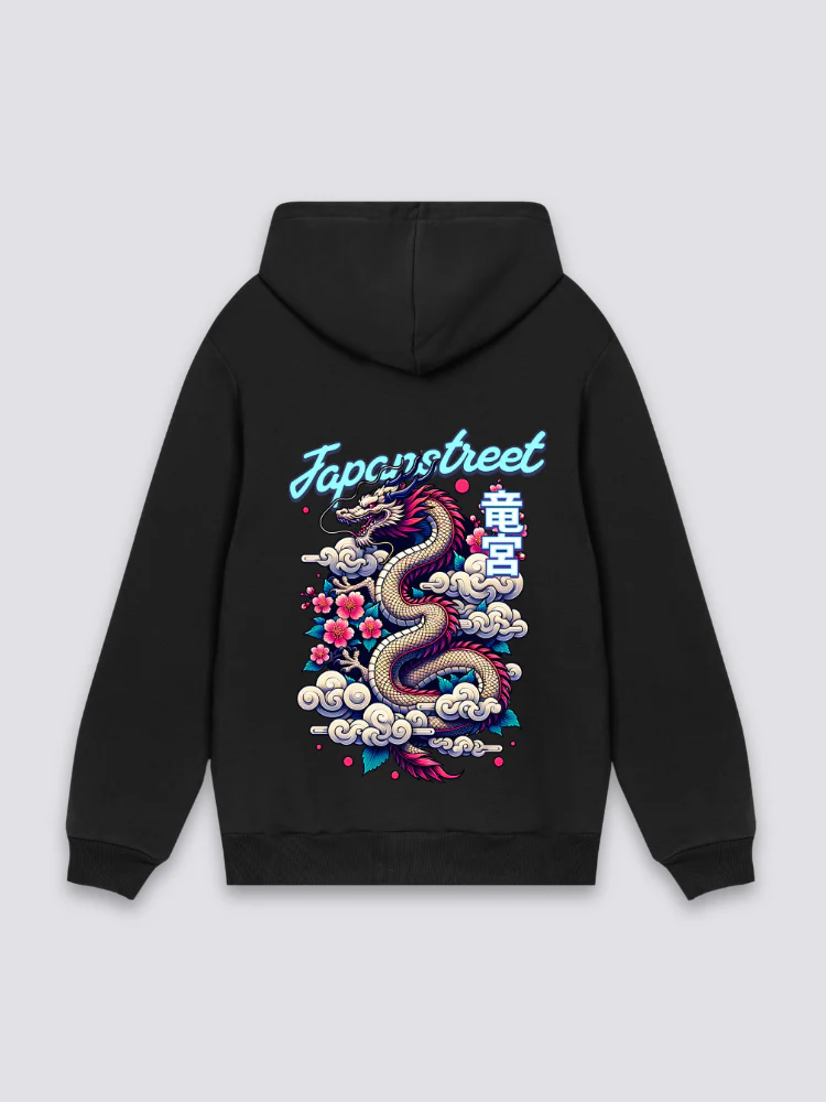 Japanese Brand Hoodie - りゅうじん - Image 3