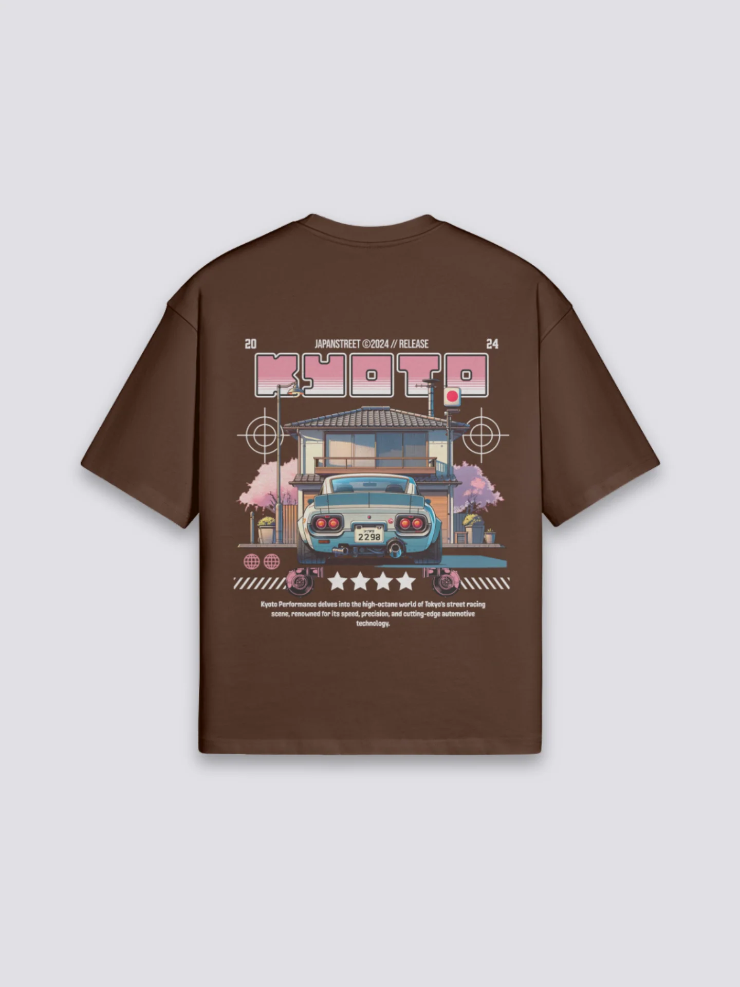 Japanese Car T-Shirt - きょうと - Image 4