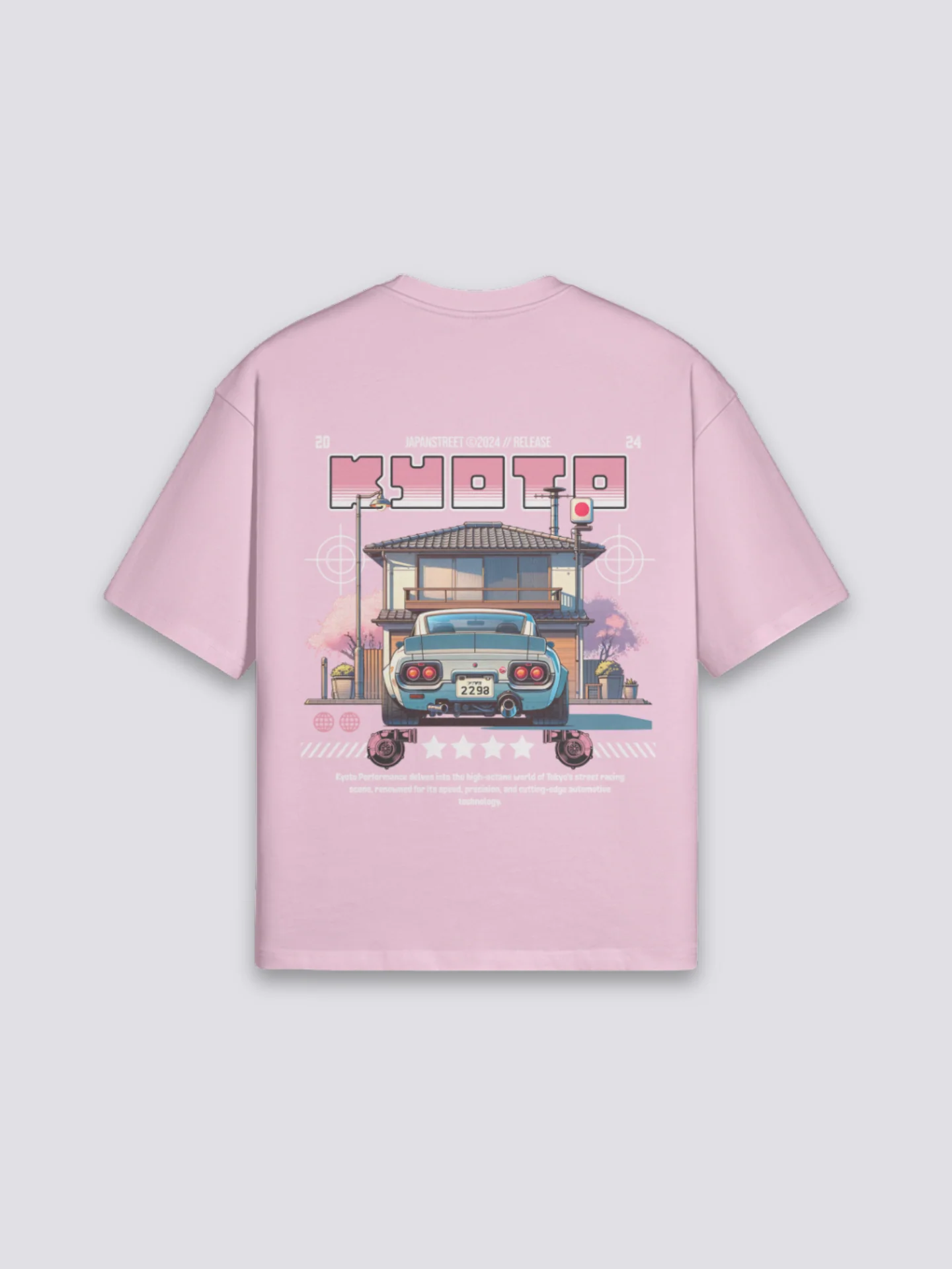 Japanese Car T-Shirt - きょうと - Image 5