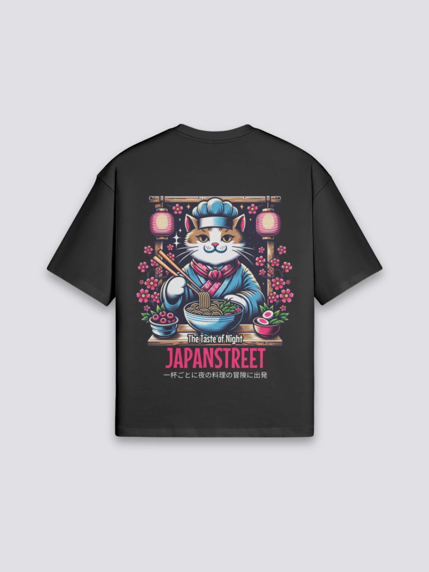 Japanese Cat T-Shirt - ねこ - Image 2