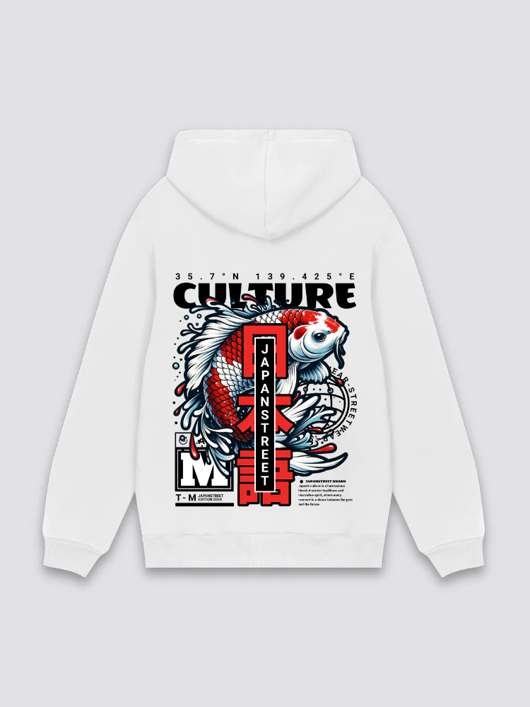 Japanese Cotton Hoodie - コットン - Image 3