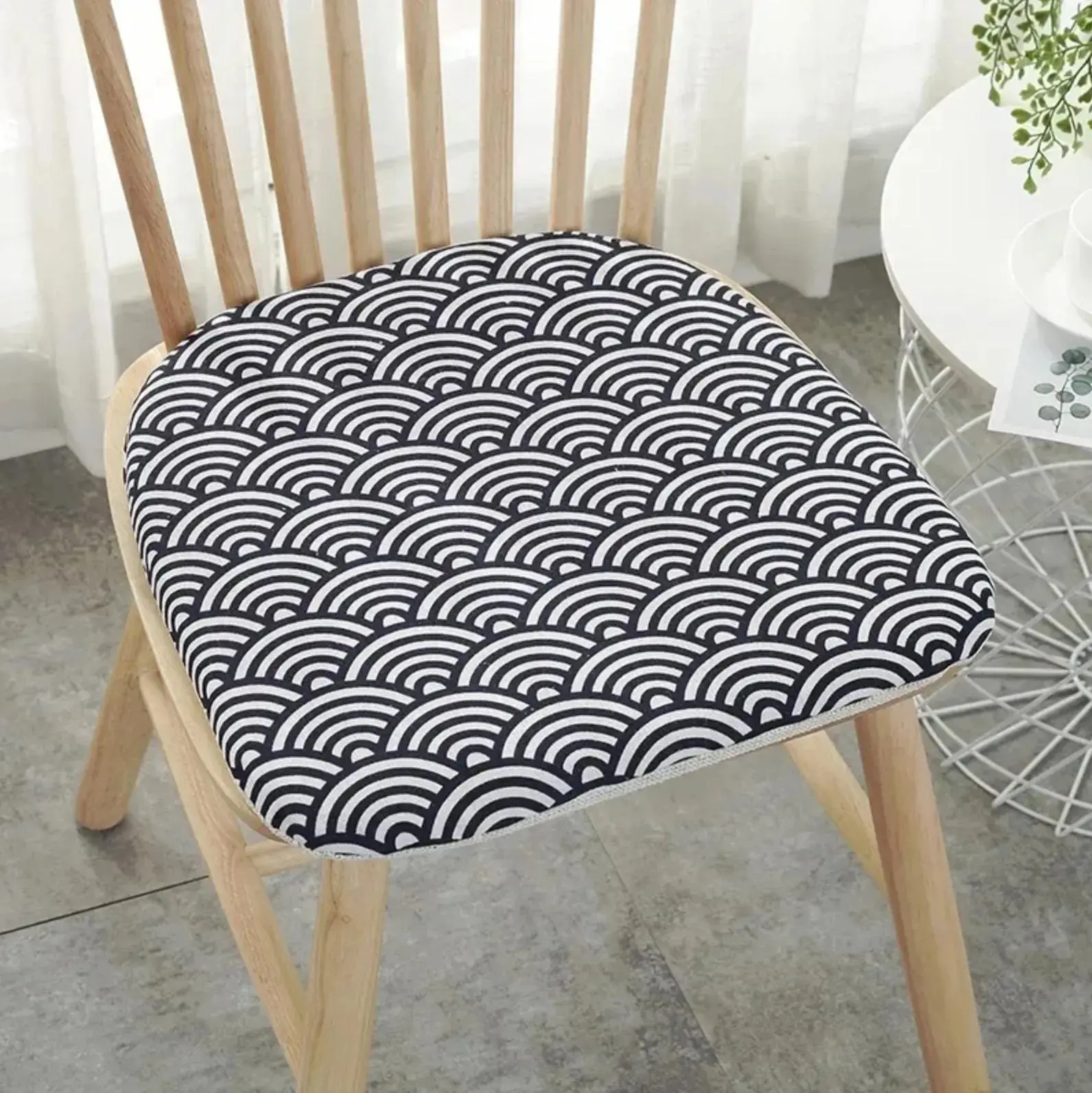 Flat Japanese cushion for chair 'Kasuga'