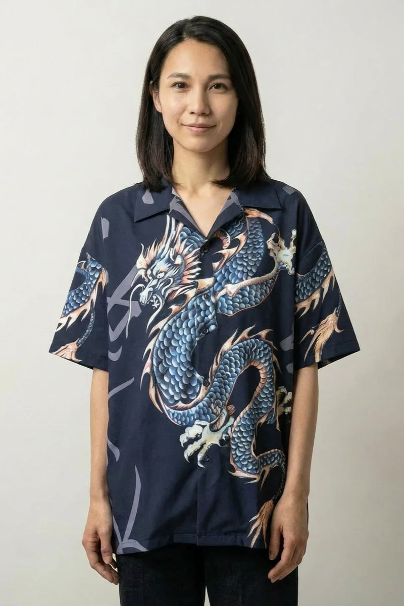 Japanese Dragon Shirt 'Ryu-jin' - Image 2