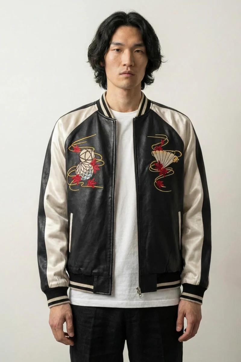 Japanese Embroidered Sukajan 'Hanamachi' - Image 4