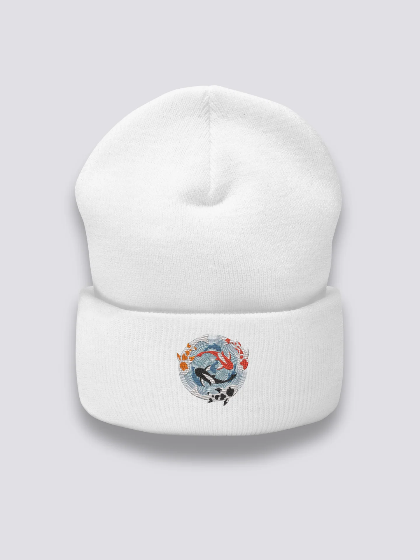 Japanese Embroidery Beanie - 水槽 - Image 2