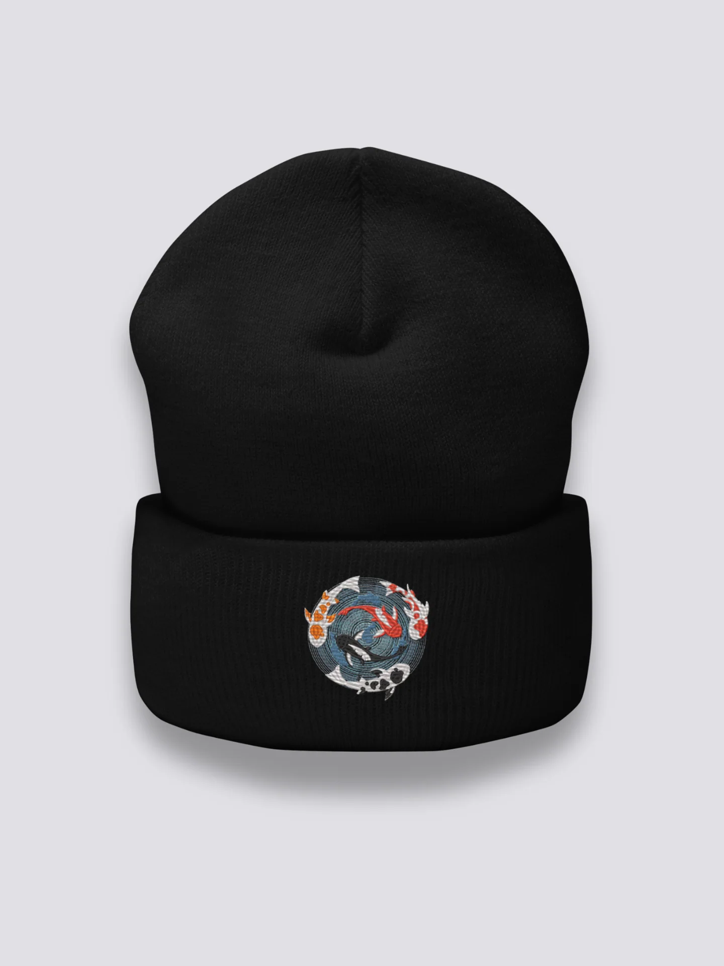 Japanese Embroidery Beanie - 水槽 - Image 4