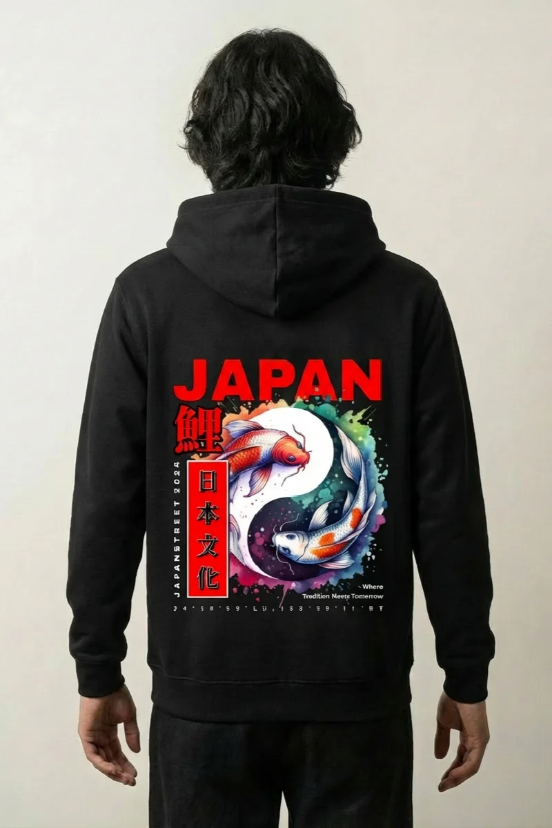 Japanese Fish Hoodie - フィッシュ