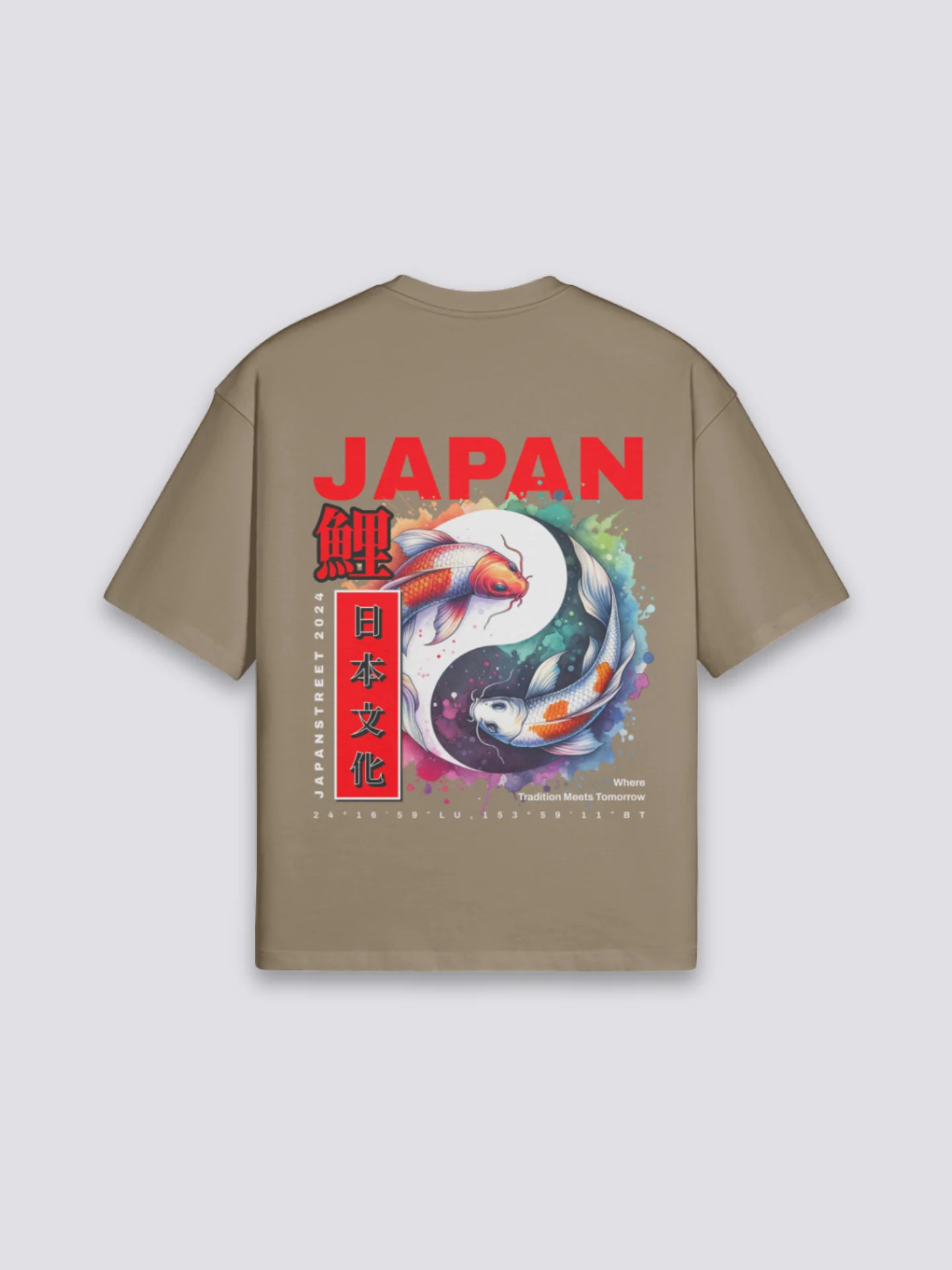 Japanese Fish T-Shirt - カーペ - Image 3