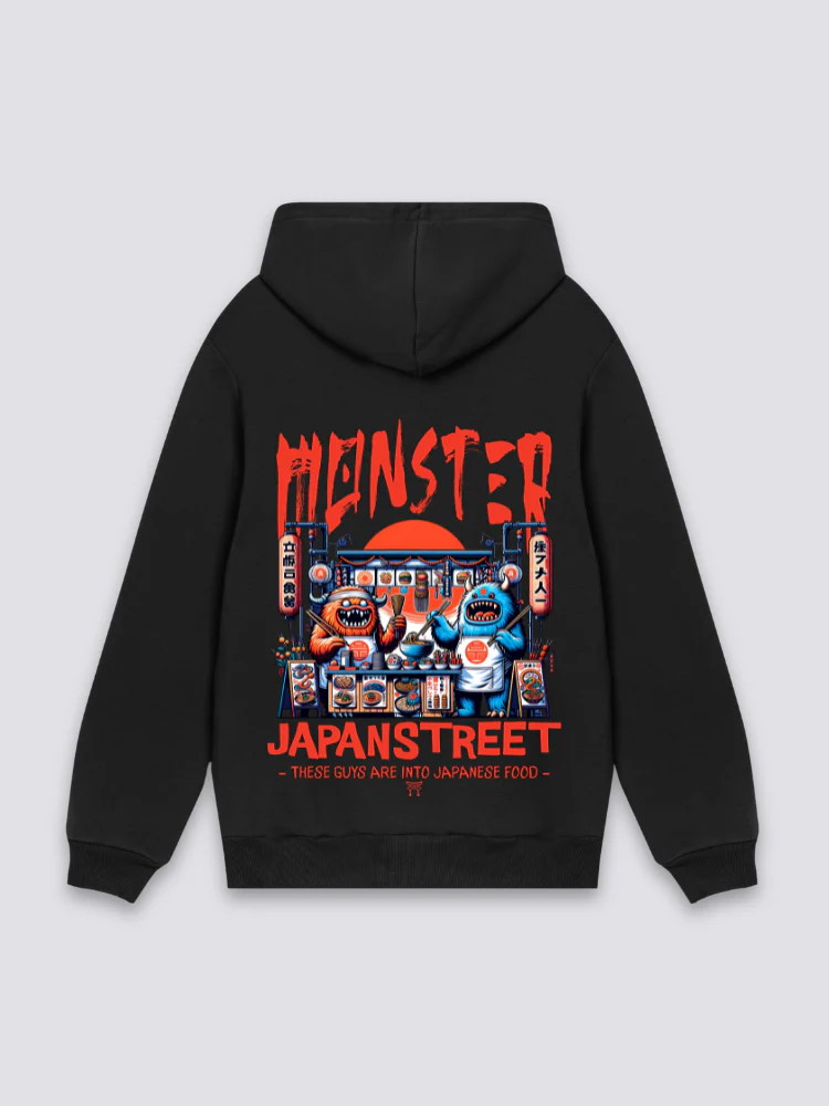 Japanese Food Truck Hoodie - たべもの - Image 3