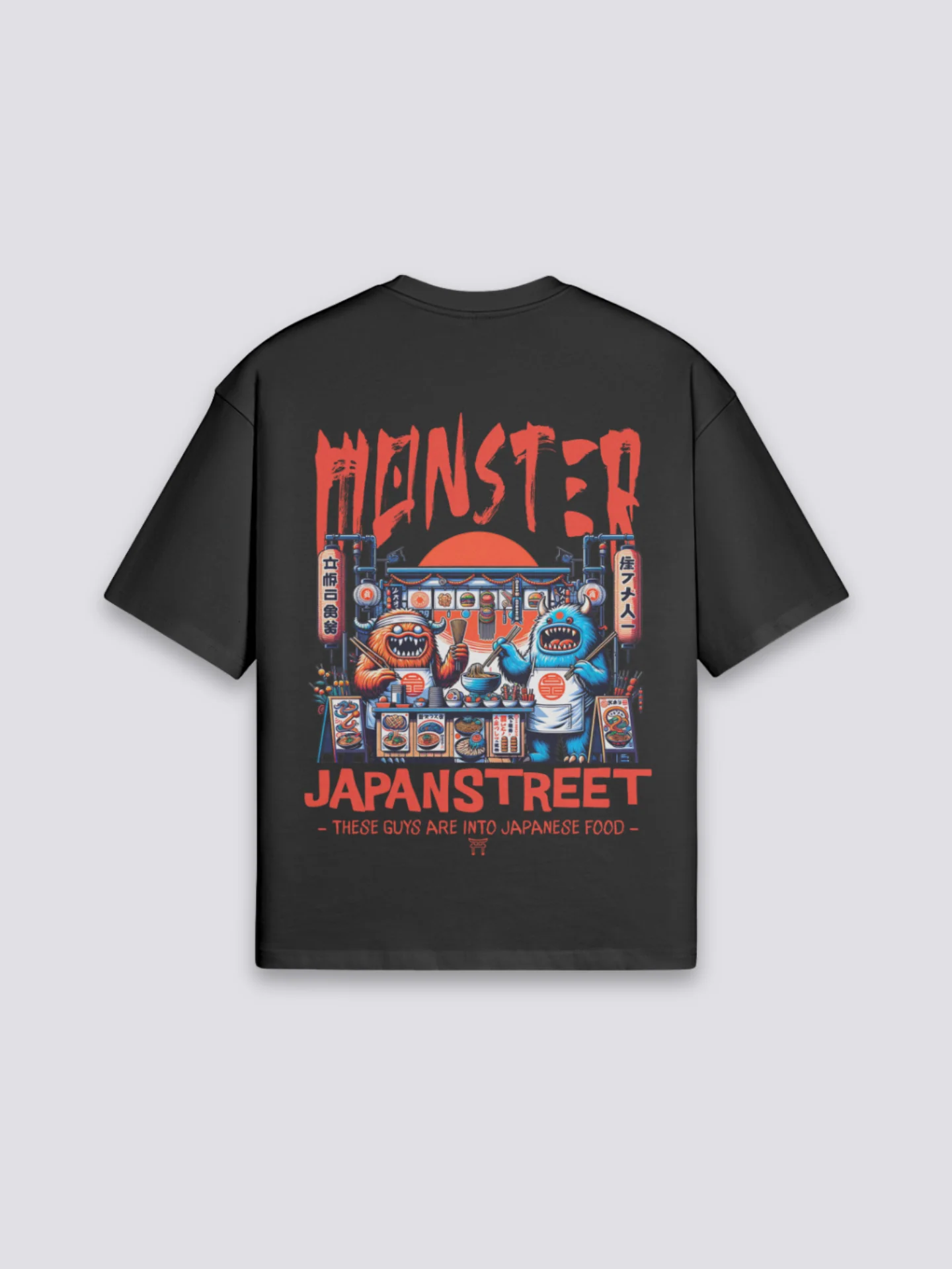 Japanese Food Truck T-Shirt - たべもの - Image 3