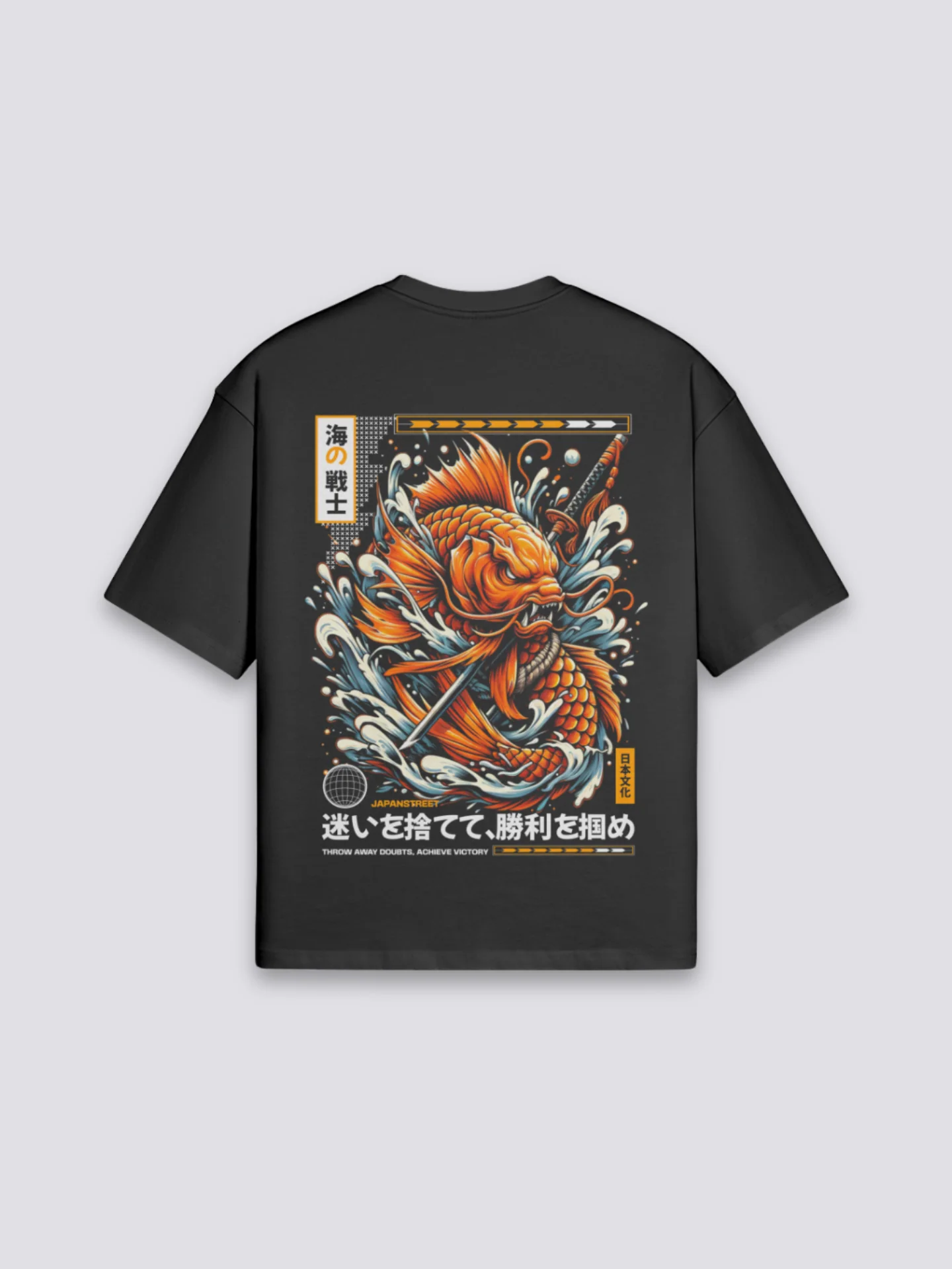 Japanese Graphic T-Shirt - ランチュウ - Image 2