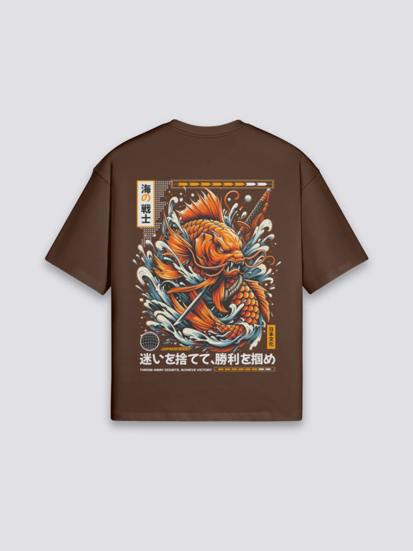 Japanese Graphic T-Shirt - ランチュウ - Image 3