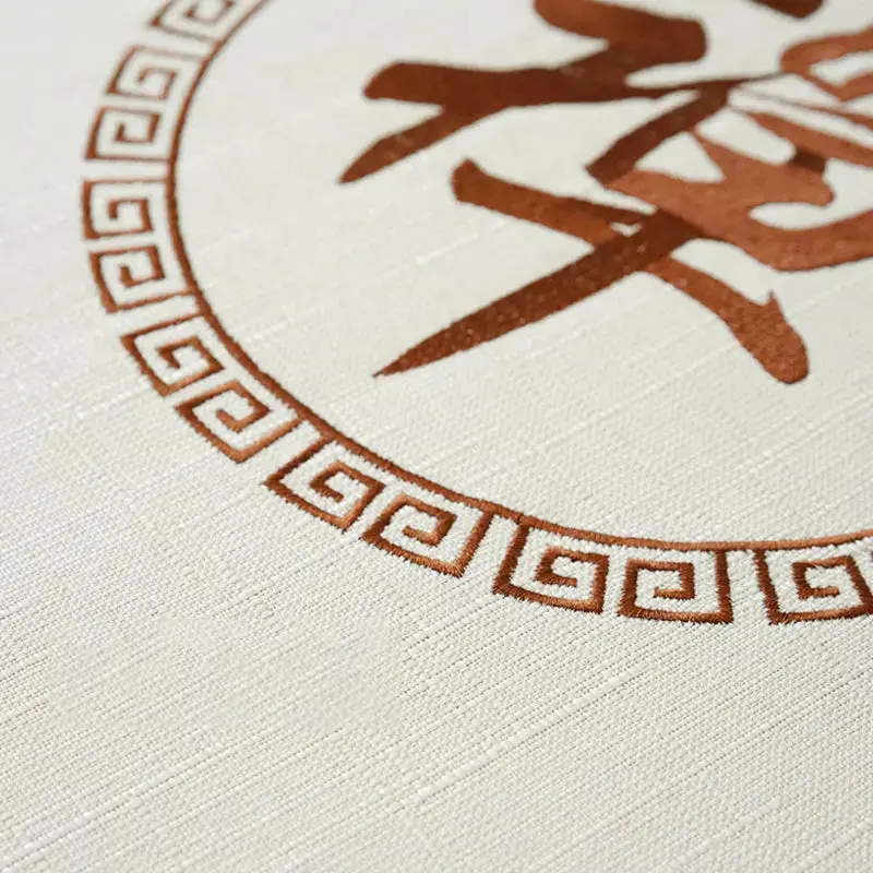 Round japanese meditation cushion 'Shusu' - Image 3