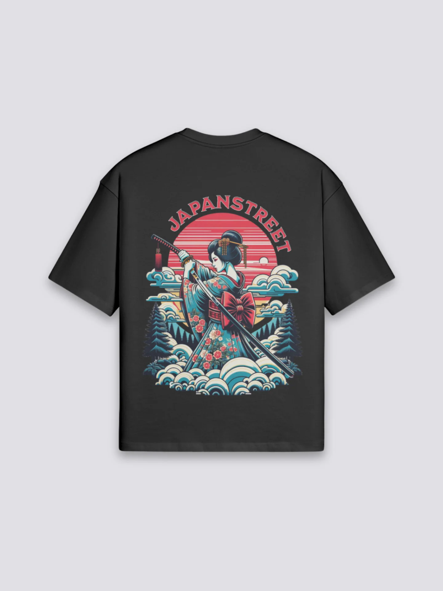 Japanese Print T-Shirt - げいしゃ - Image 3