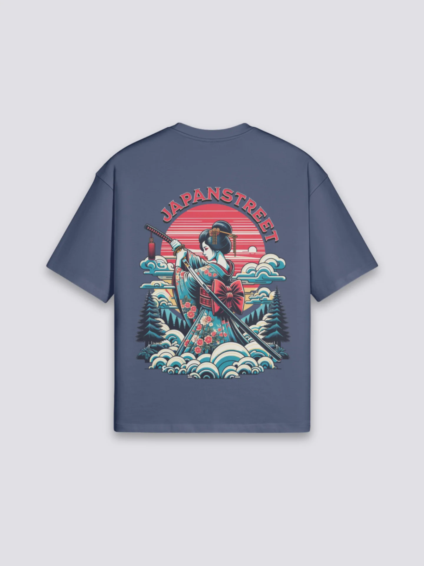 Japanese Print T-Shirt - げいしゃ - Image 4