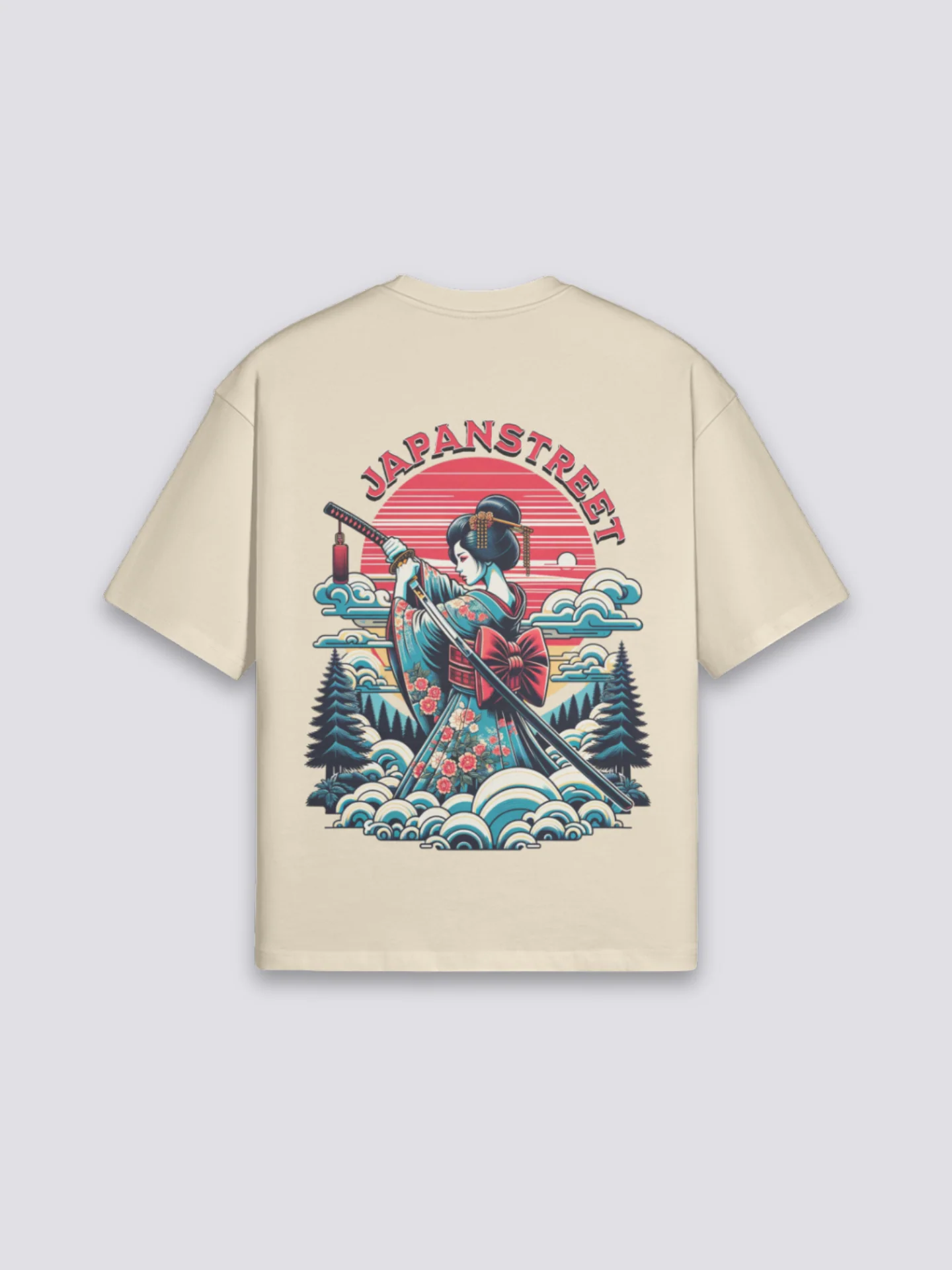 Japanese Print T-Shirt - げいしゃ - Image 5