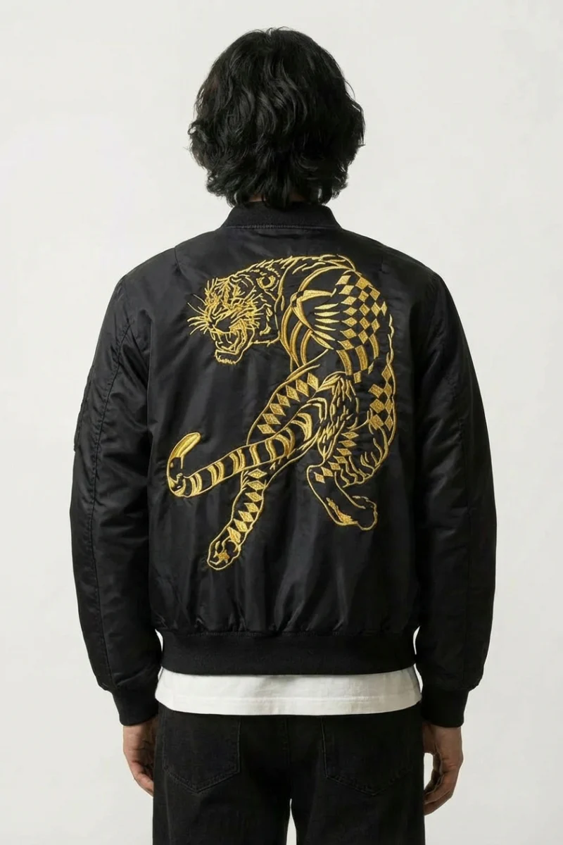 Japanese Sukajan Jacket 'Kurogane'
