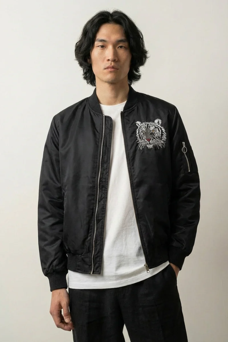 Japanese Sukajan Jacket 'Kurogane' - Image 3