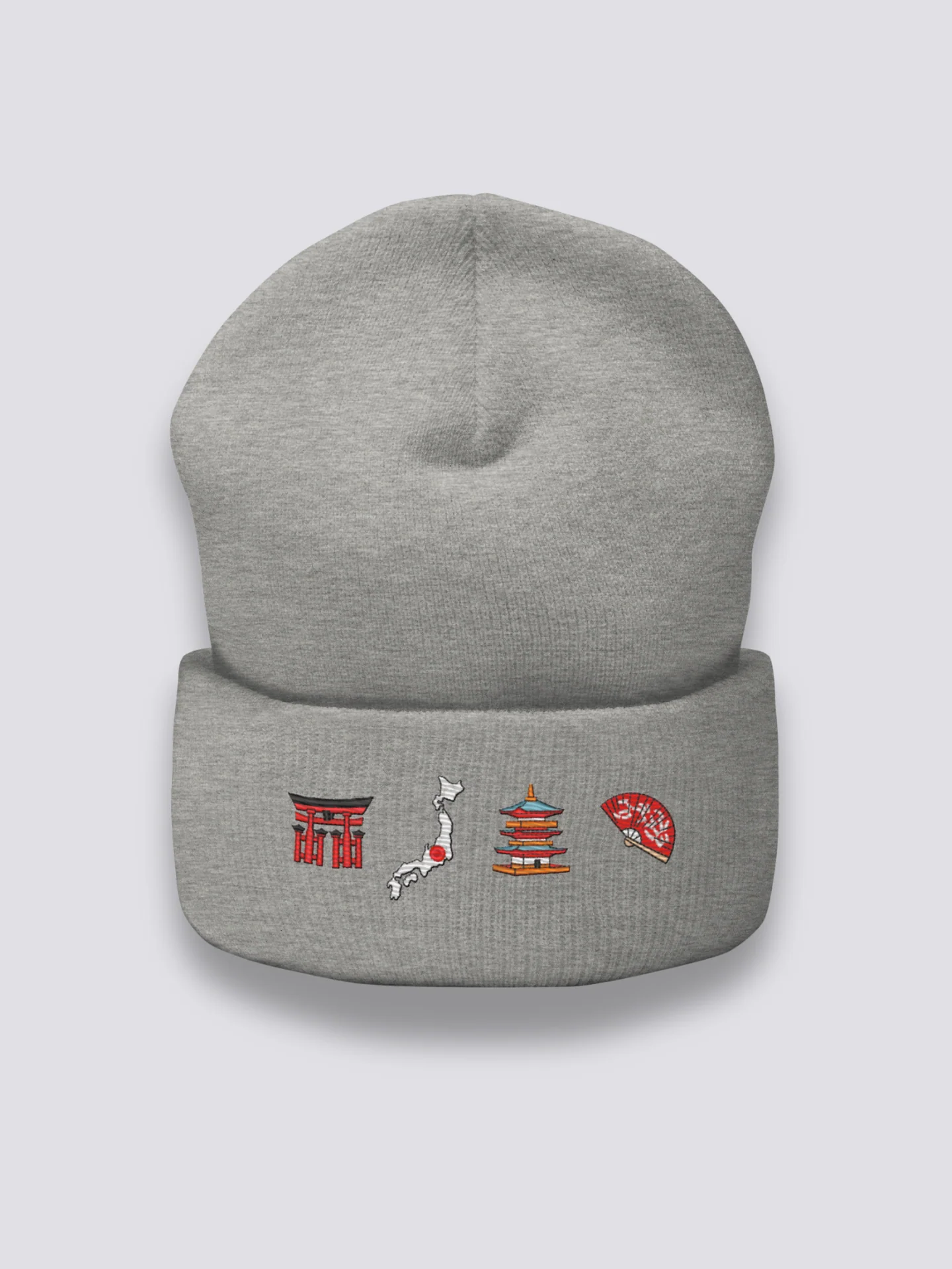 Japanese Symbols Beanie - 記号 - Image 2