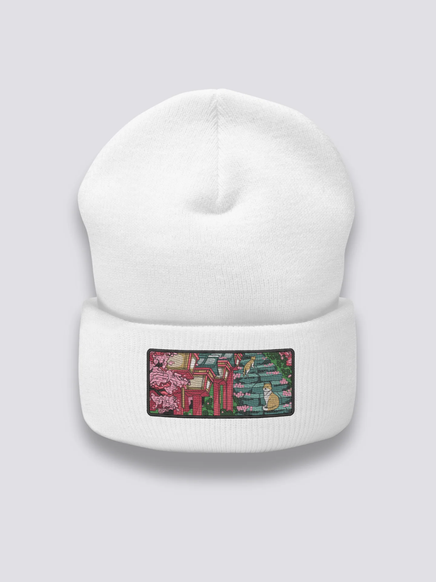 Japanese Temple Beanie - 日本の寺院 - Image 2
