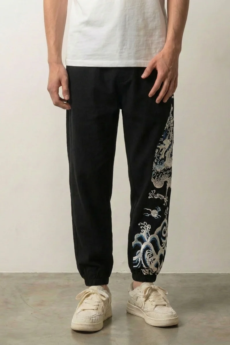 Japanese Wide Leg Pants 'Akira' - Image 3
