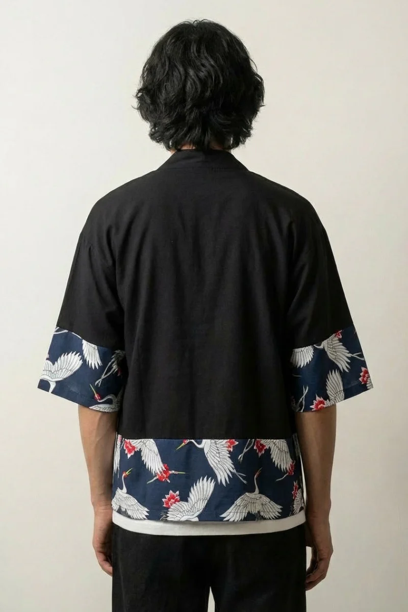 Kimono Cardigan Mens 'Hisashi' - Image 2