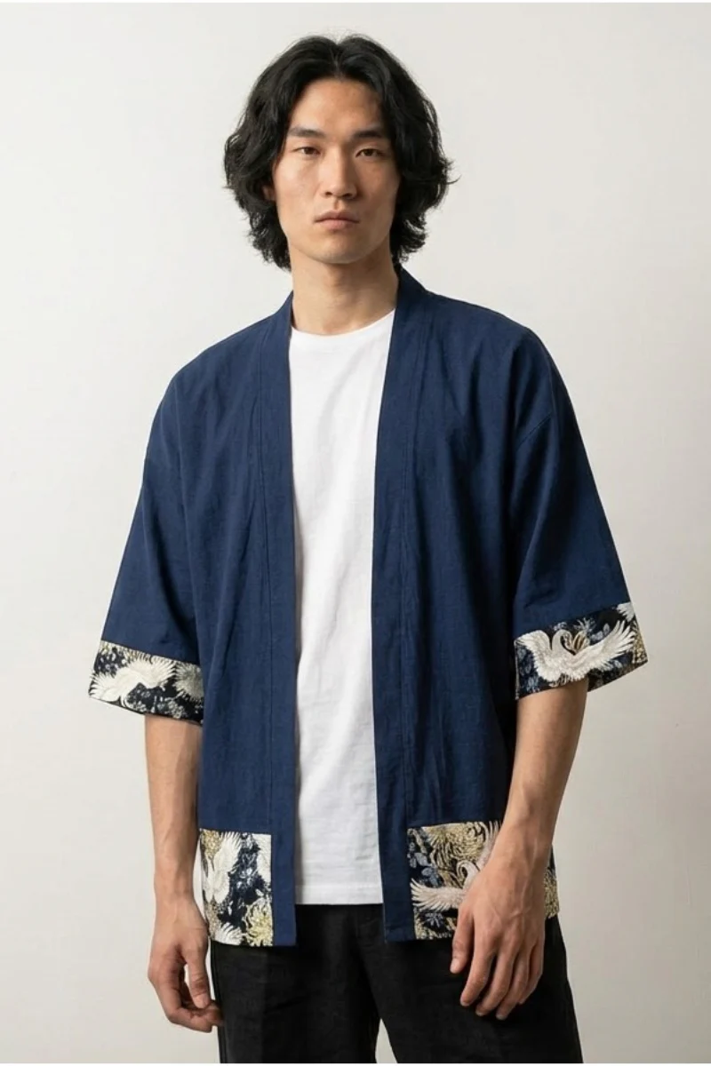 Kimono Style Shirt 'Arata  x Watanabe'