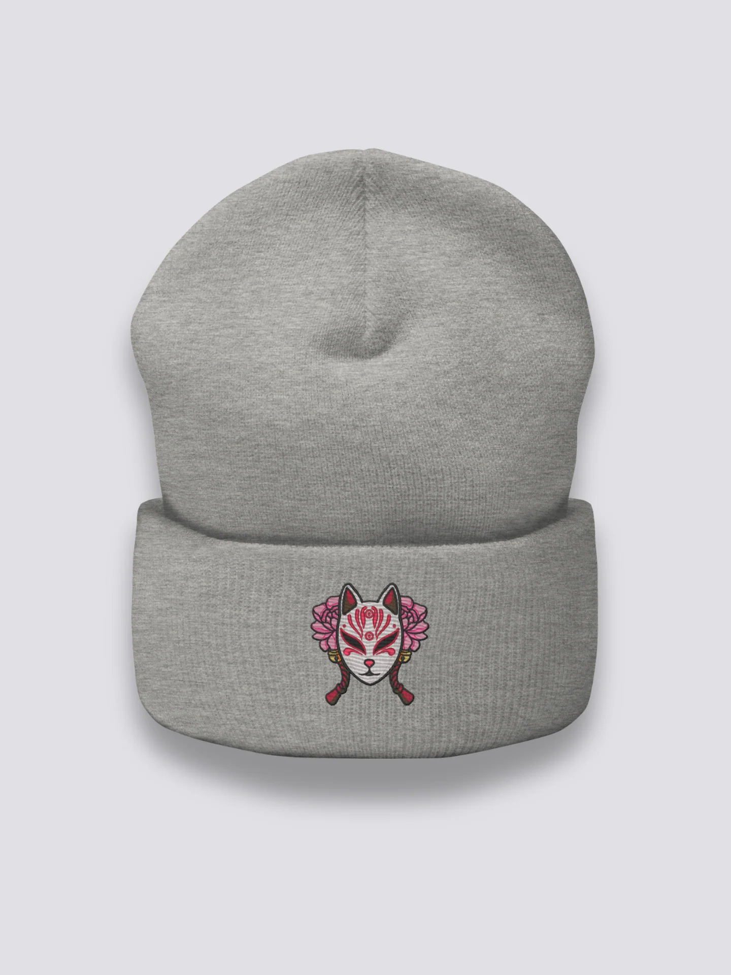 Kitsune Mask Beanie - キツネのお面 - Image 2