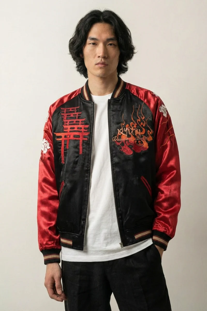 Kitsune Sukajan Jacket 'Akuma no Hana' - Image 2