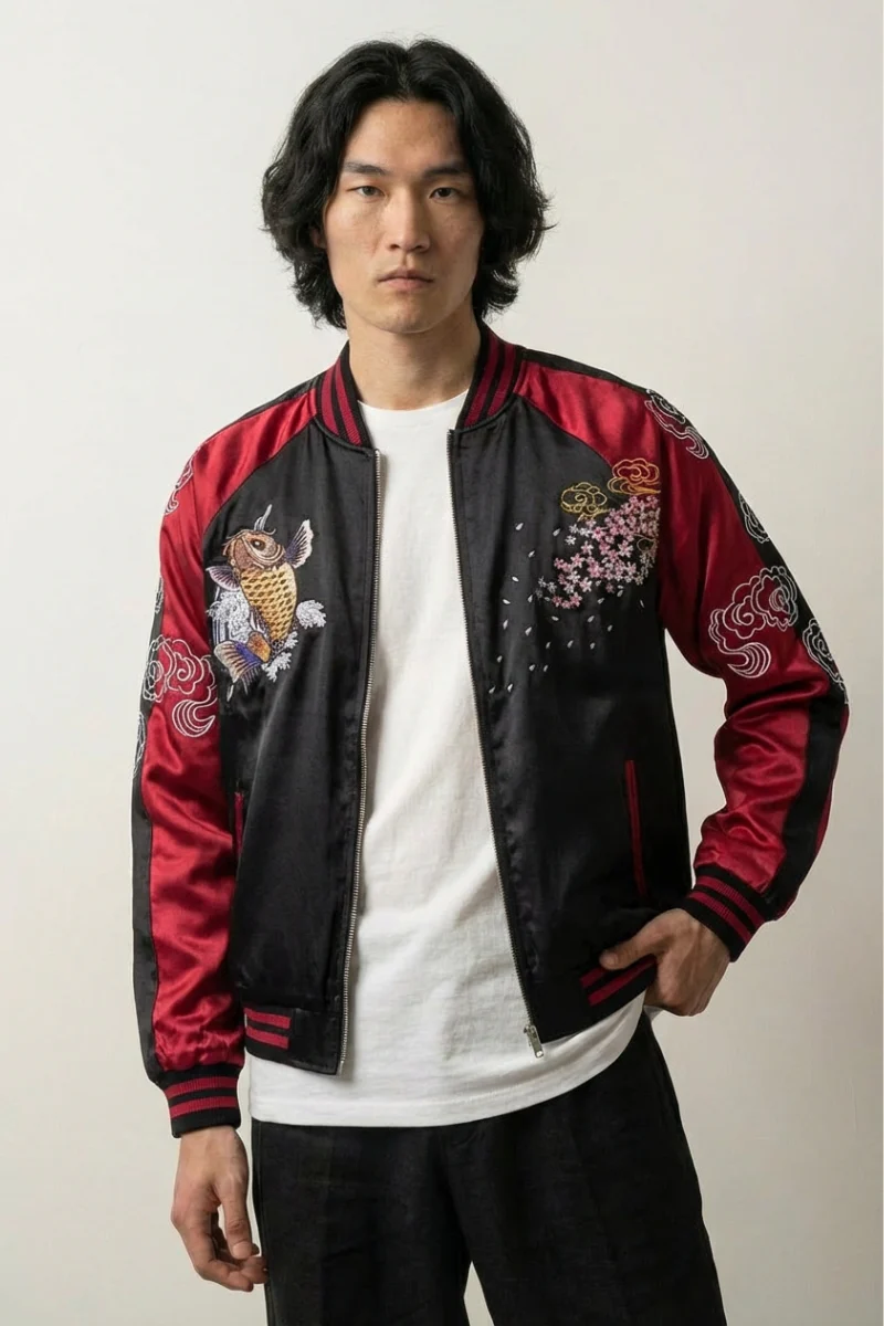 Koi Sukajan Jacket 'Hanami no Taki' - Image 3