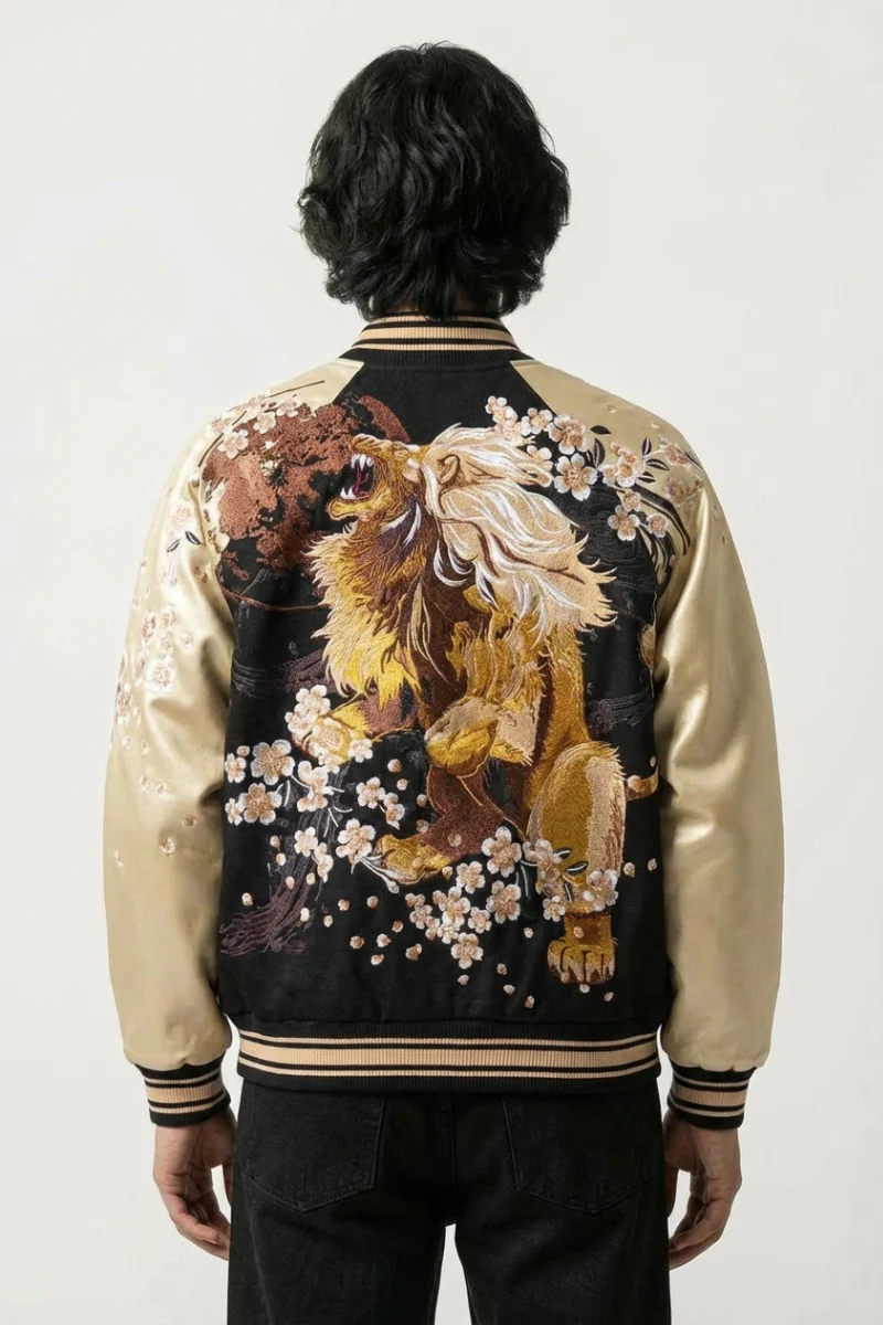 Lion Sukajan Jacket 'Kogane no Ikari'