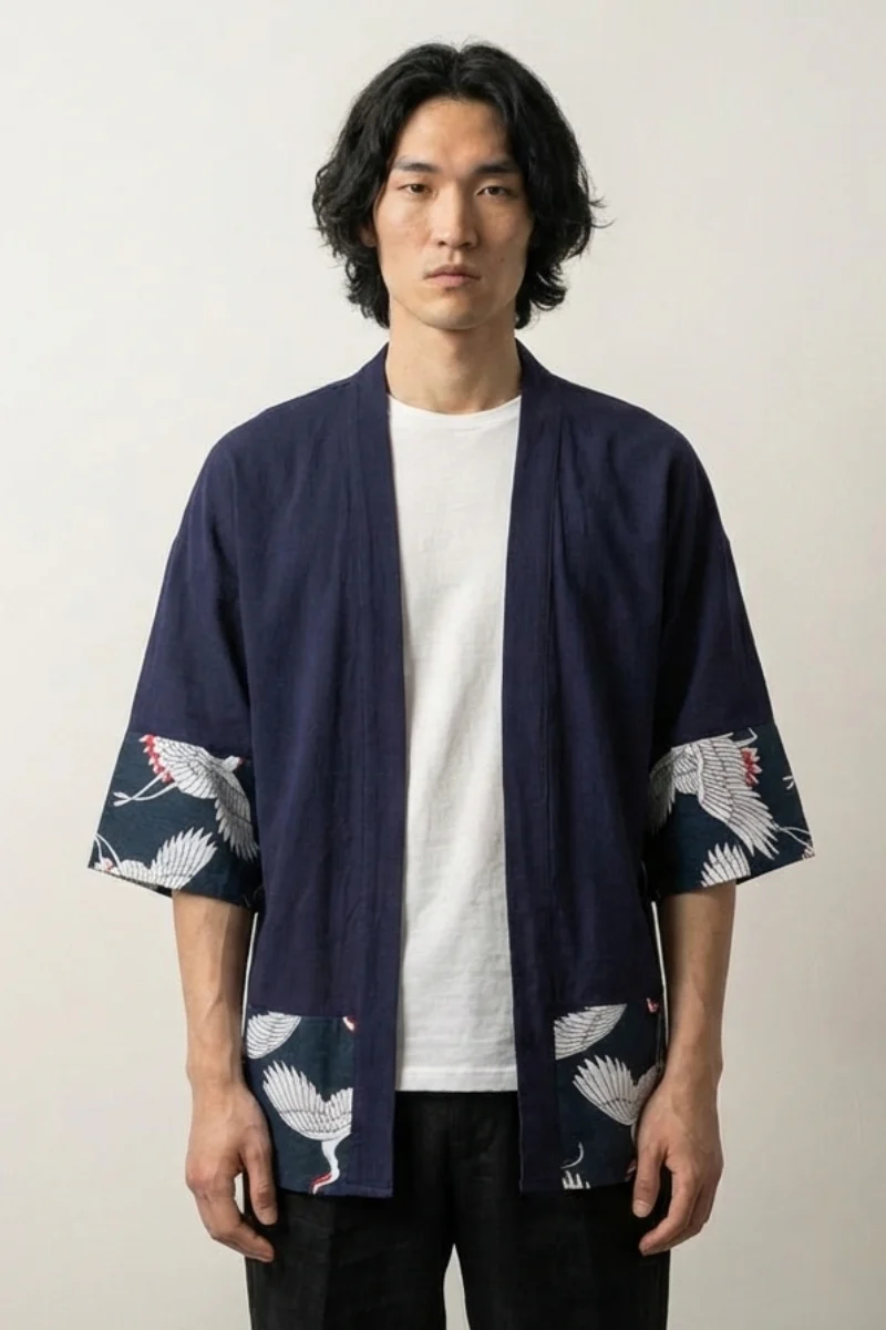 Men Kimono Cardigan 'Hisashi'